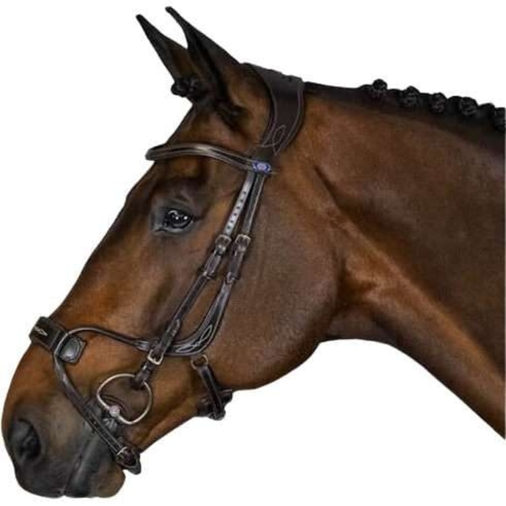 PS of Sweden High Jump Bridle - Sz Full - Brown